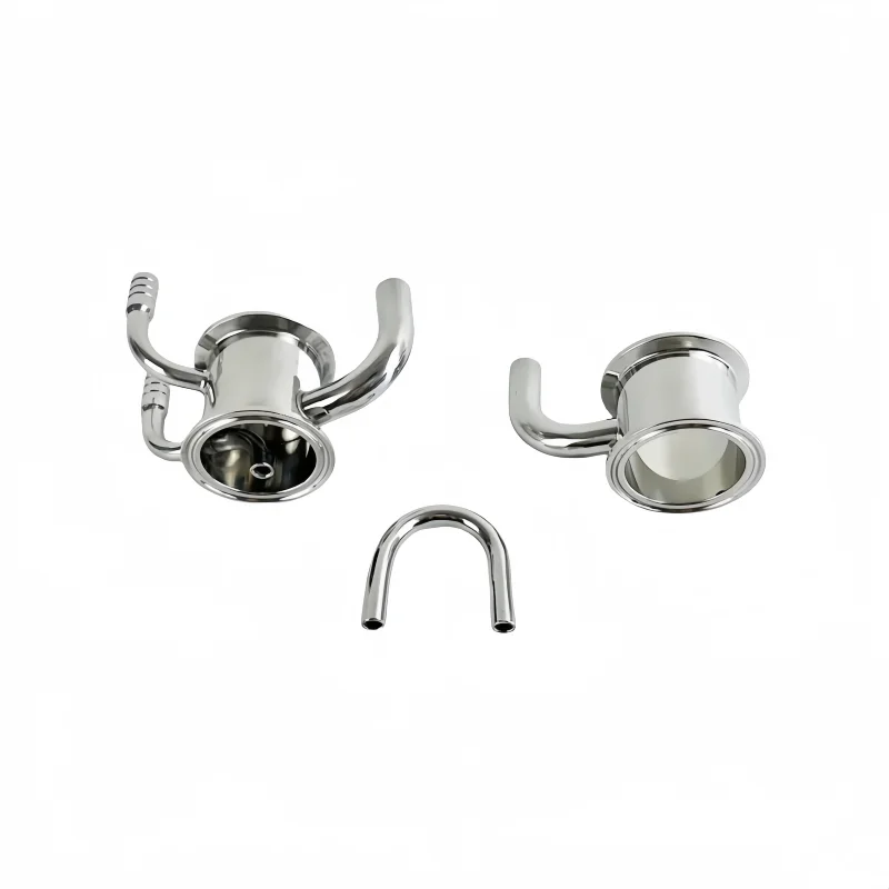 Extracteur Soxhlet 2 "(51mm)OD64mm avec trois pinces ou tuyaux, accessoires de rectification en acier inoxydable 304 pour la Distillation