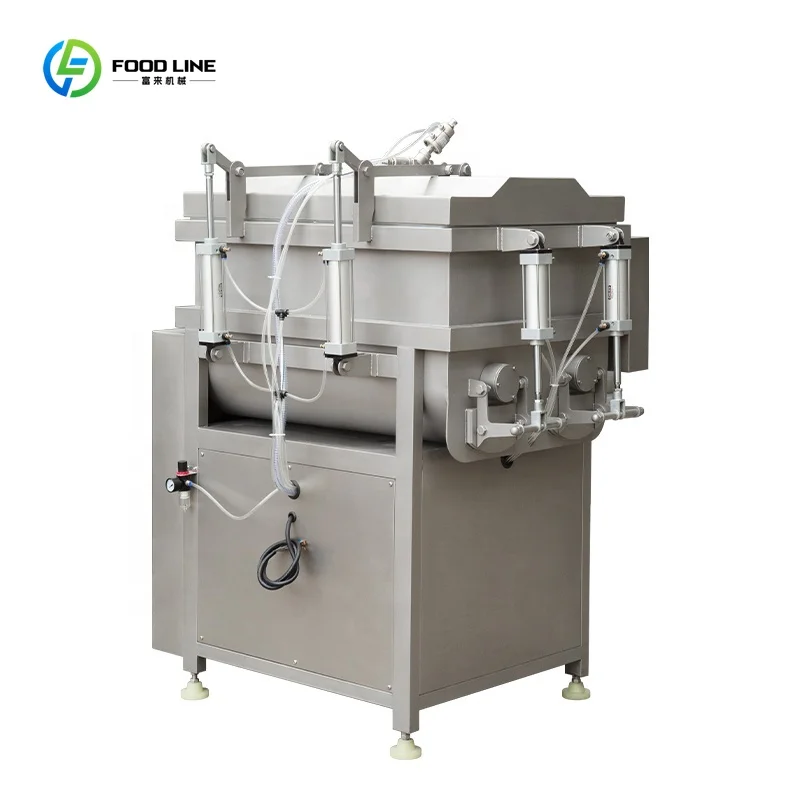 Mélangeur alimentaire multifonctionnel industriel entièrement automatique, pour viande, poisson, saucisses, boulettes, marinage, durcissement, mélange sous vide