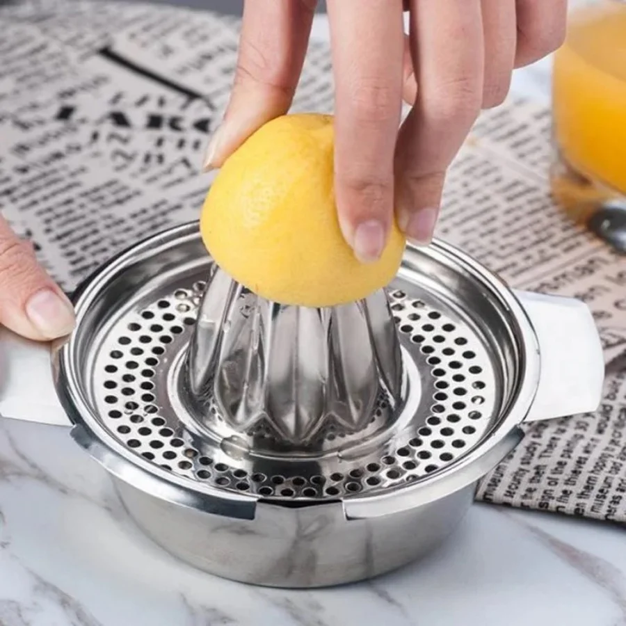 Presse-agrumes manuel en acier inoxydable pour citron et orange