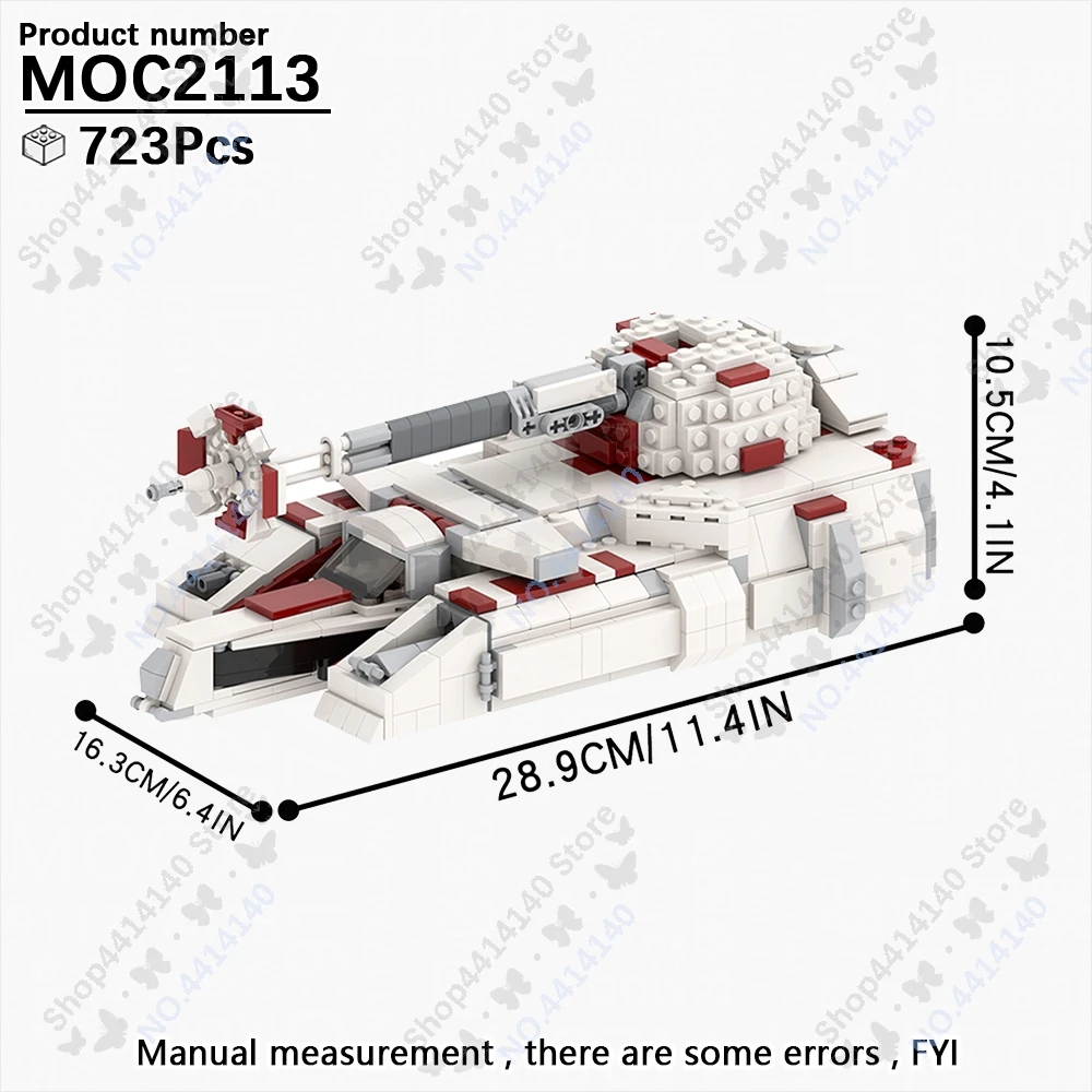 MOOXI film interstellaire guerres spatial Robot avion pendentif AAT réservoir Transport modèle bloc de construction MOC brique bricolage jouets enfants cadeau