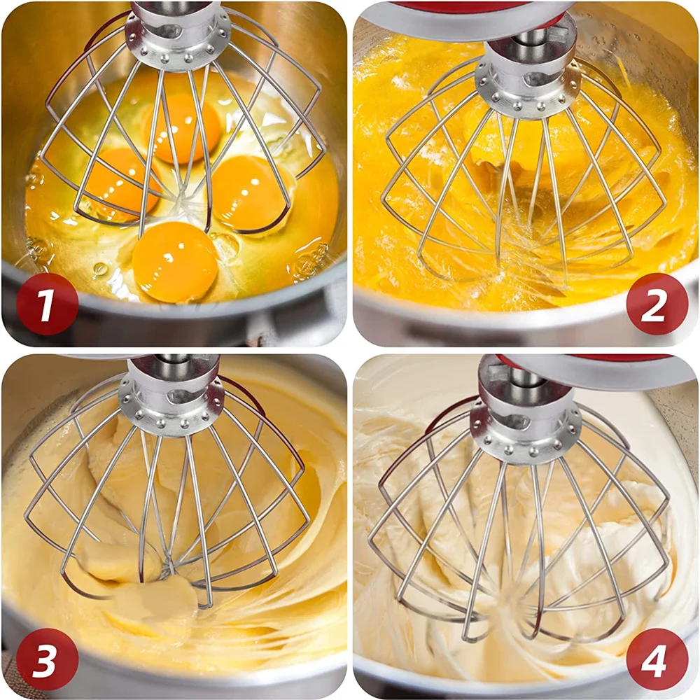 Fouet en fil d'acier K45WW pour mélangeur à tête inclinable KitchenAid Artisan Series