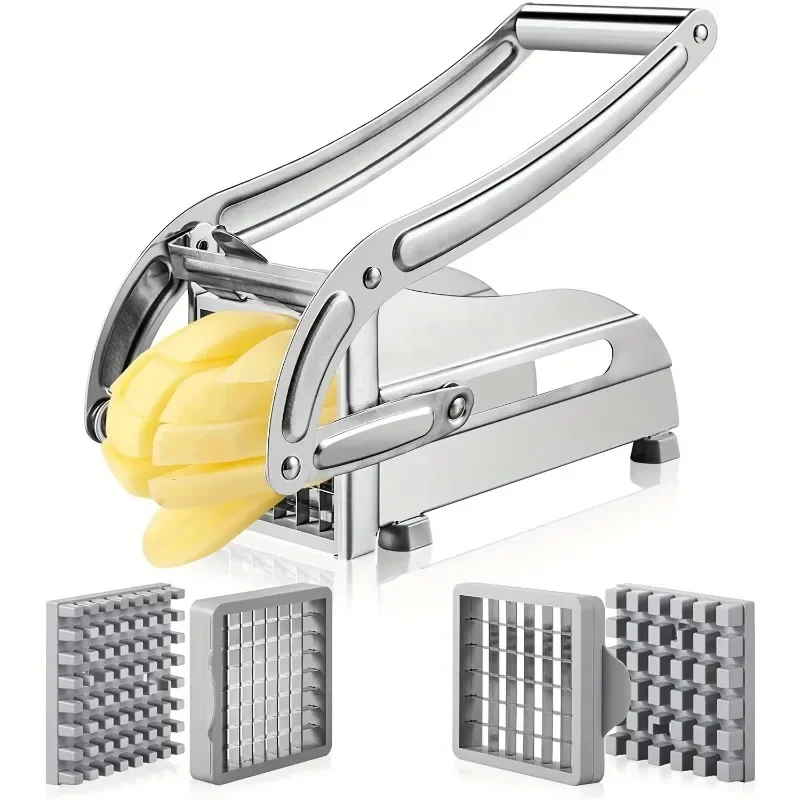 Machine de découpe de pommes de terre multifonction en acier inoxydable