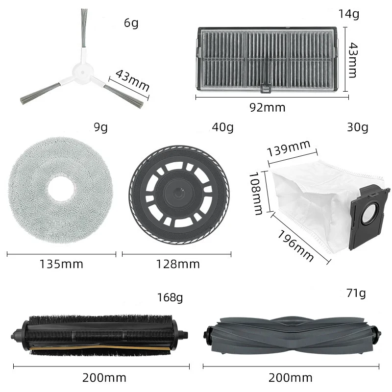 Pièces détachées pour aspirateur robot Dreame L40 Ultra AE / L40