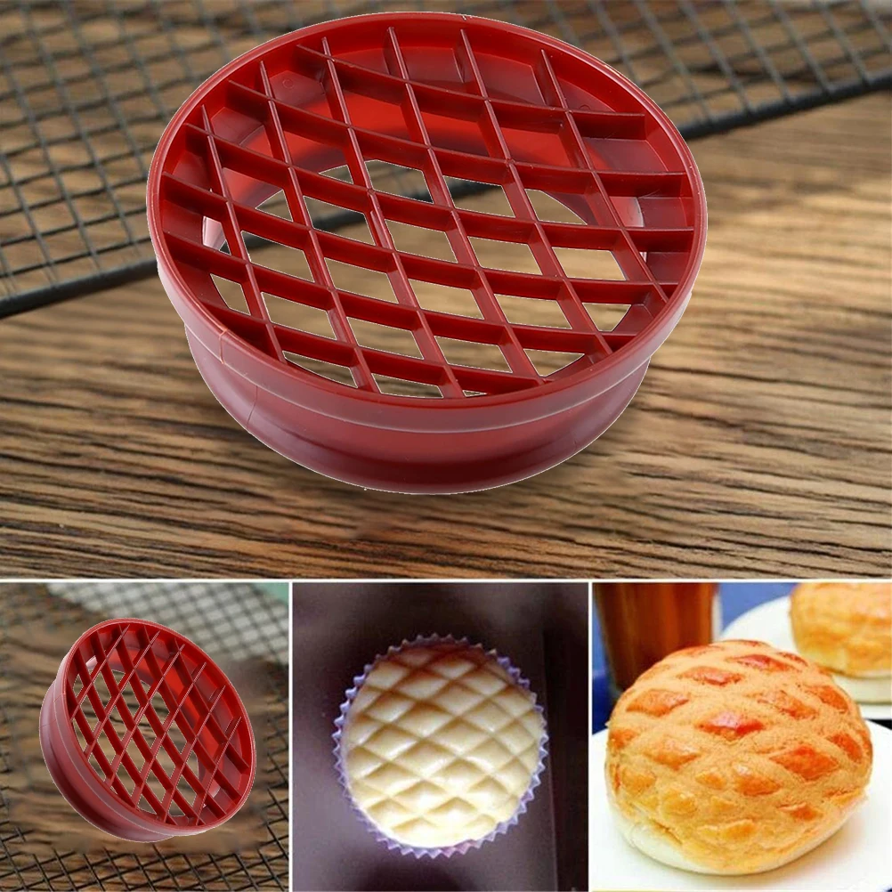 Coupe-pâtisserie en plastique pâte presse à biscuits pain fabricant à main moule rond ovale