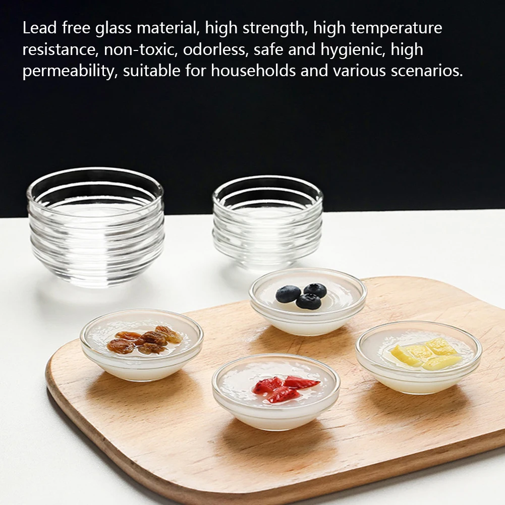 Bol à gâteau en verre Mini bols à pincer