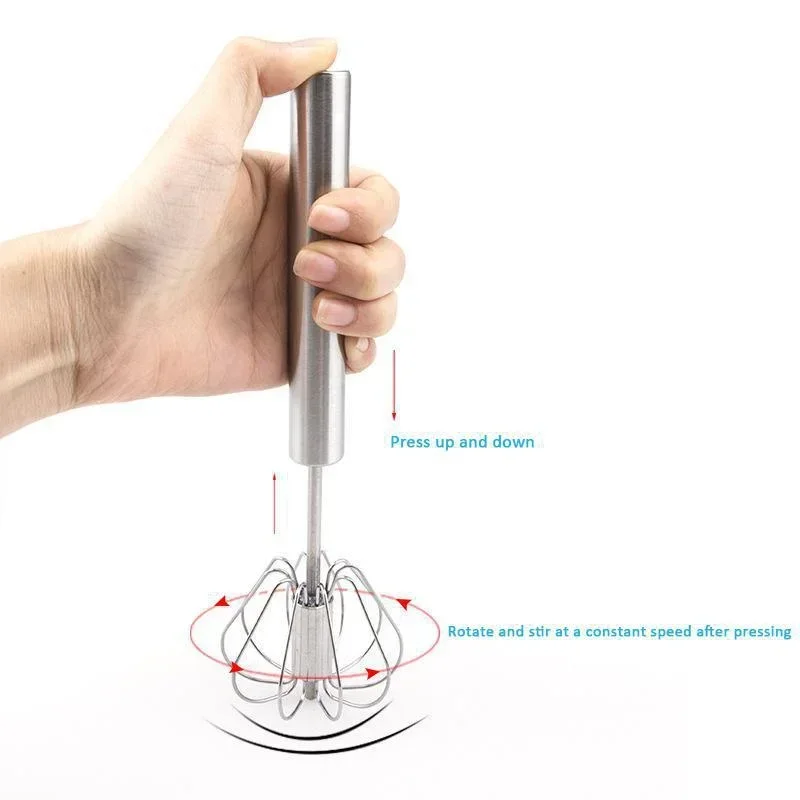 Mélangeur à fouet semi-automatique en acier inoxydable
