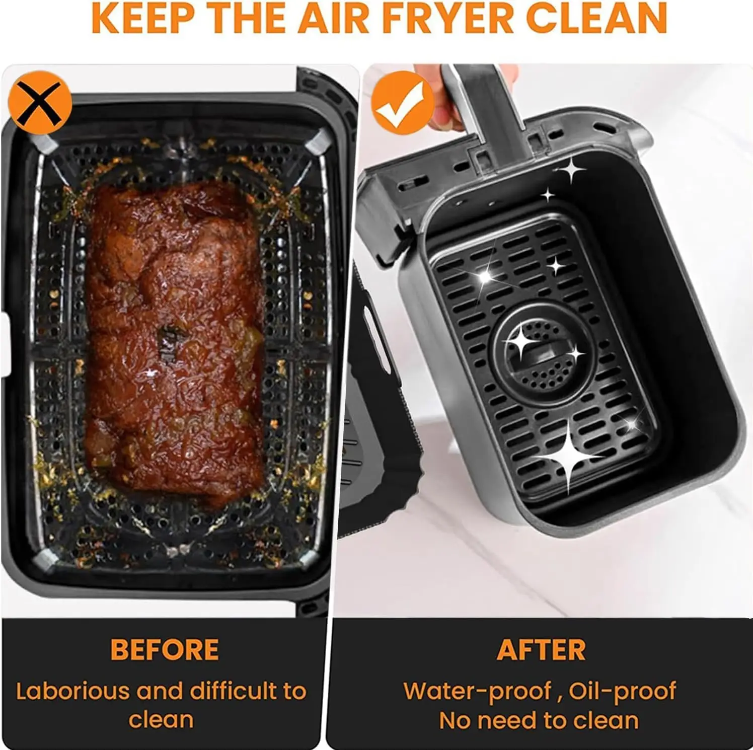 Papier parchemin pour friteuse à air