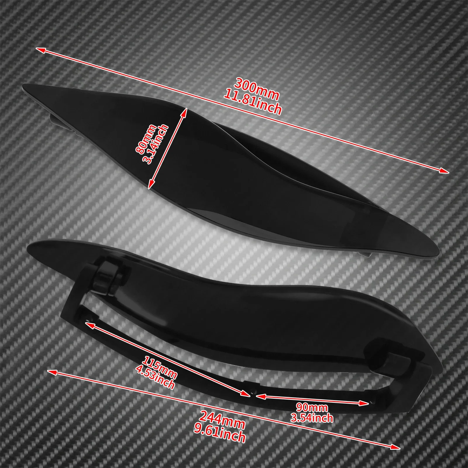 Déflecteur d'air réglable pour moto, pour Harley Touring 2014-2010 2022