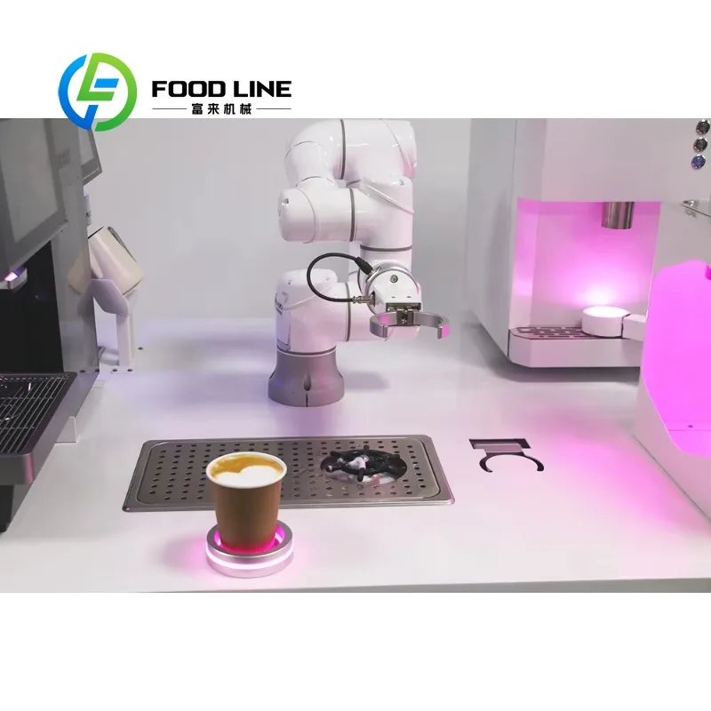Machine à café automatique multifonctionnelle personnalisée avec fonction latte art pour les entreprises de restauration et de cafés commerciaux