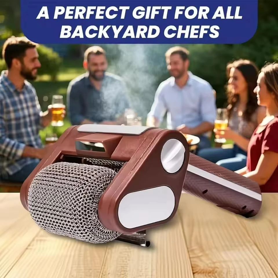 Brosse à gril électrique à rouleau 350 tr/min