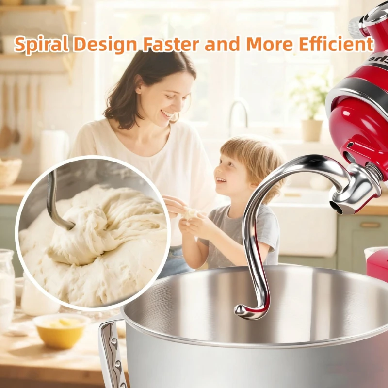 Crochet pétrisseur pour batteur sur socle inclinable KitchenAid 4