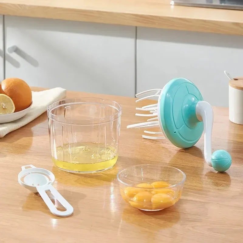 Fouet manuel semi-automatique multi-usage pour blanc d'œuf/crème/pâte à gâteau mélangeur à manivelle outils de cuisine ménagers