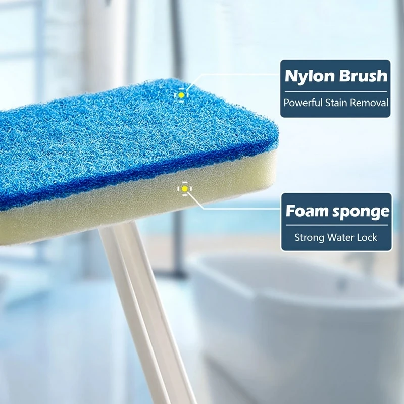 Brosse de nettoyage d'éponge de salle de bain