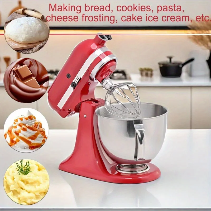 Bol mélangeur en acier inoxydable pour KitchenAid Artisan & Classic Series 4.5-5 QT