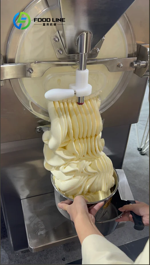 Machine à glaces verticale italienne professionnelle pour la fabrication