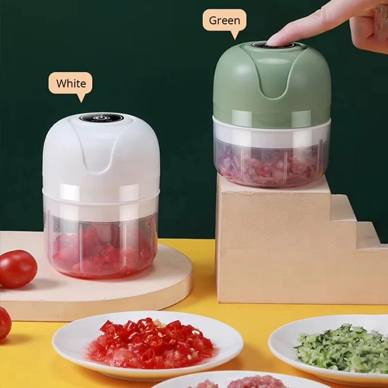Hachoir Électrique pour Purée d'Ail 250 ml