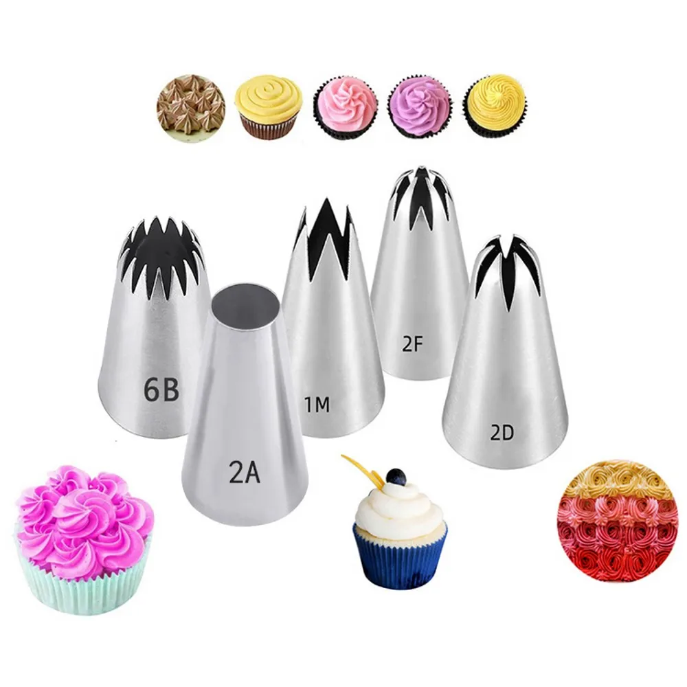 Buses de pâtisserie russe pour crème, douilles de glaçage, pointes de décoration de gâteaux, pointes de buses de gâteaux, outils de cuisson de confiserie pour gâteaux