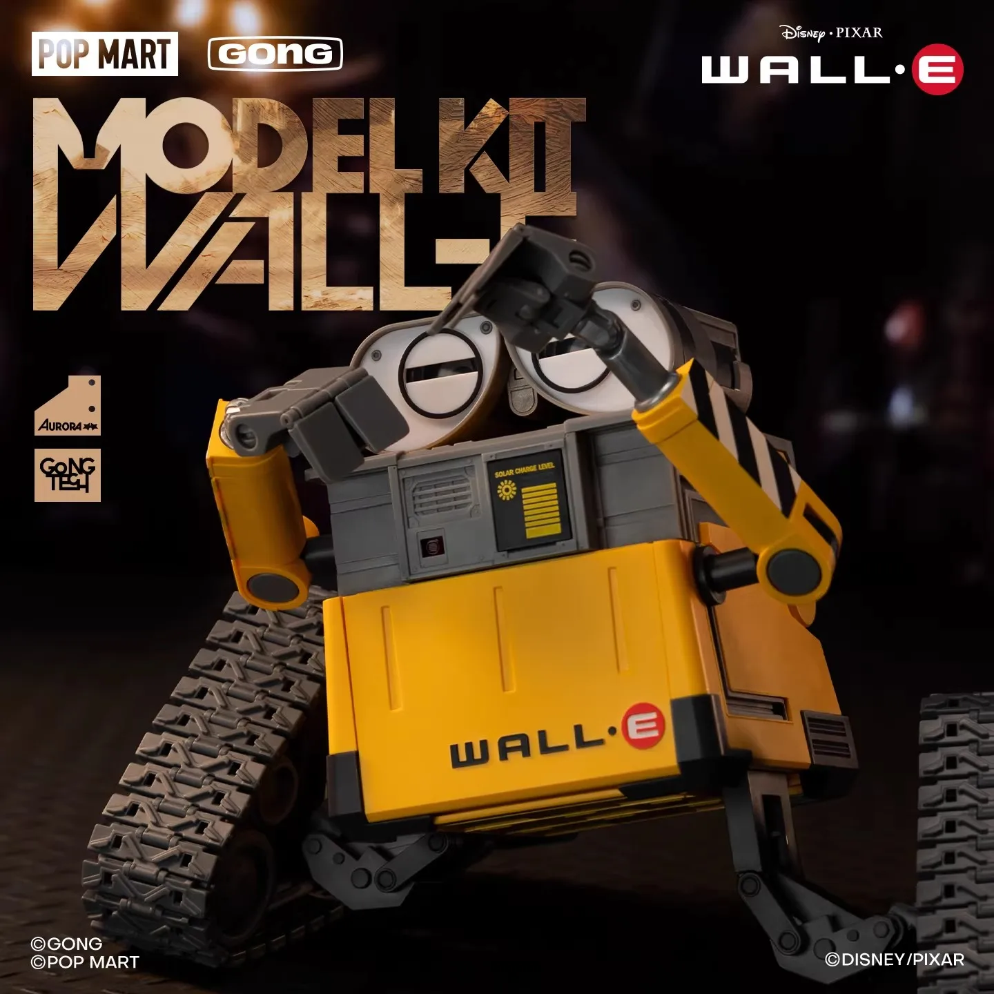 GONG Movie WALL-E Robot Mobilization Waste Allocation Load Lifter Earth Class Figures Assembled Model Kit Toys Collection Gifts