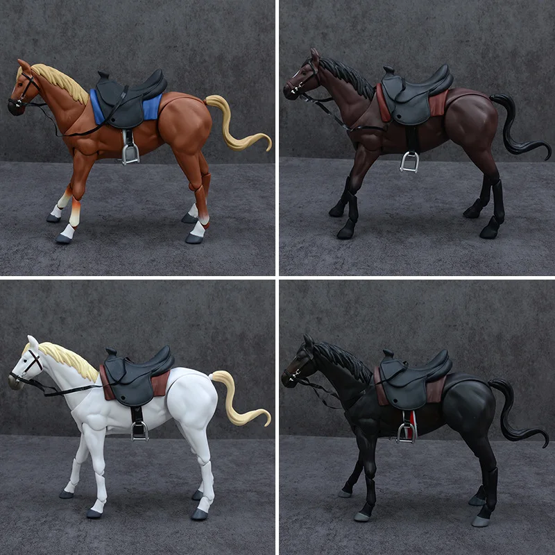 Figurines d'action articulées de chevaux d'anime, plusieurs styles, modèle de poupée mobile, jouet de collection, ornement de scène de bureau, décoration, cadeau