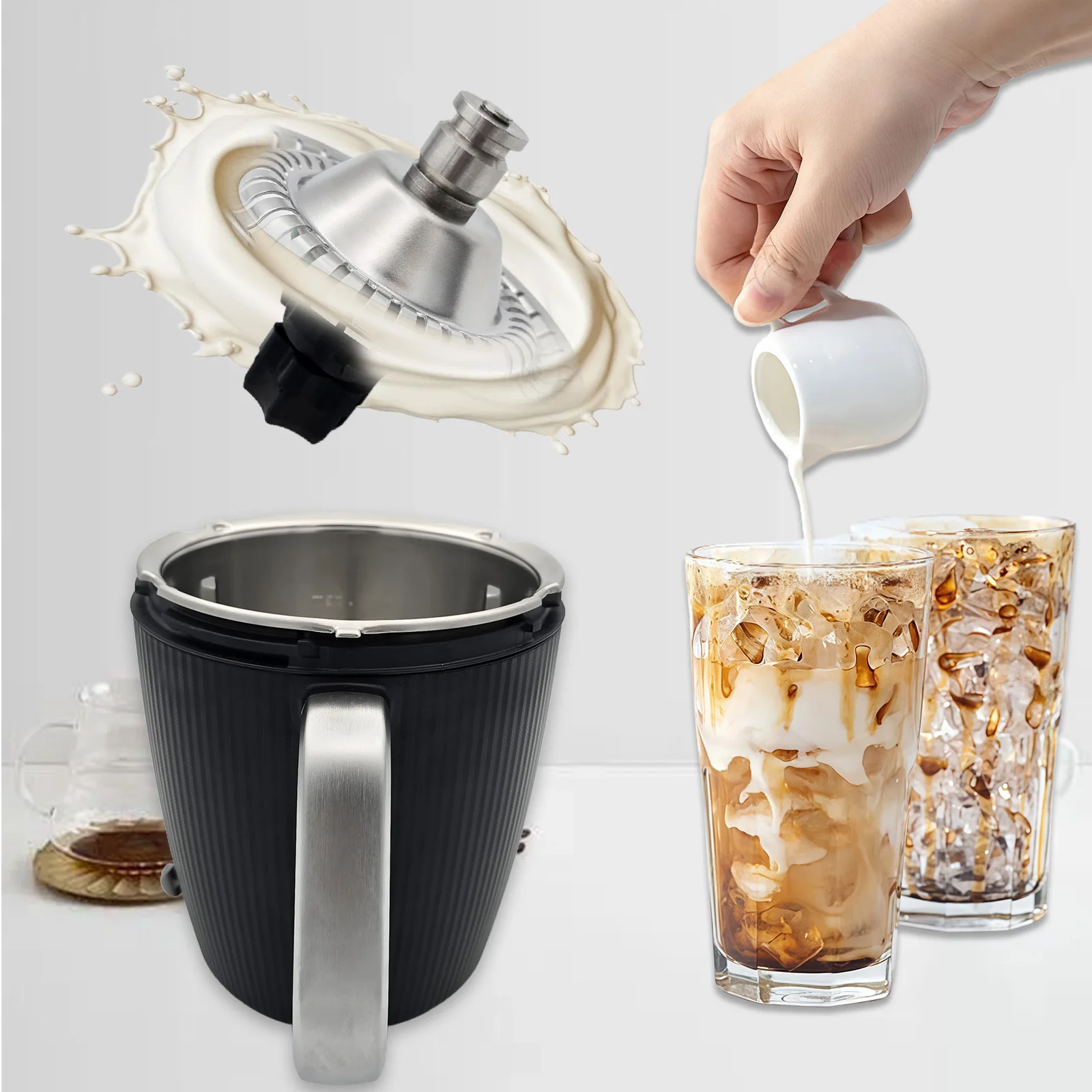 Fouet mousseur à lait et œufs pour Thermomix TM5 TM6 TM7