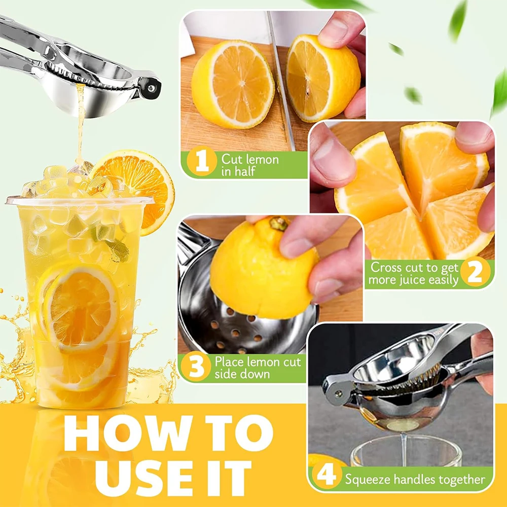LMETJMA-Presse-citron manuel en alliage de zinc, premium, JT217