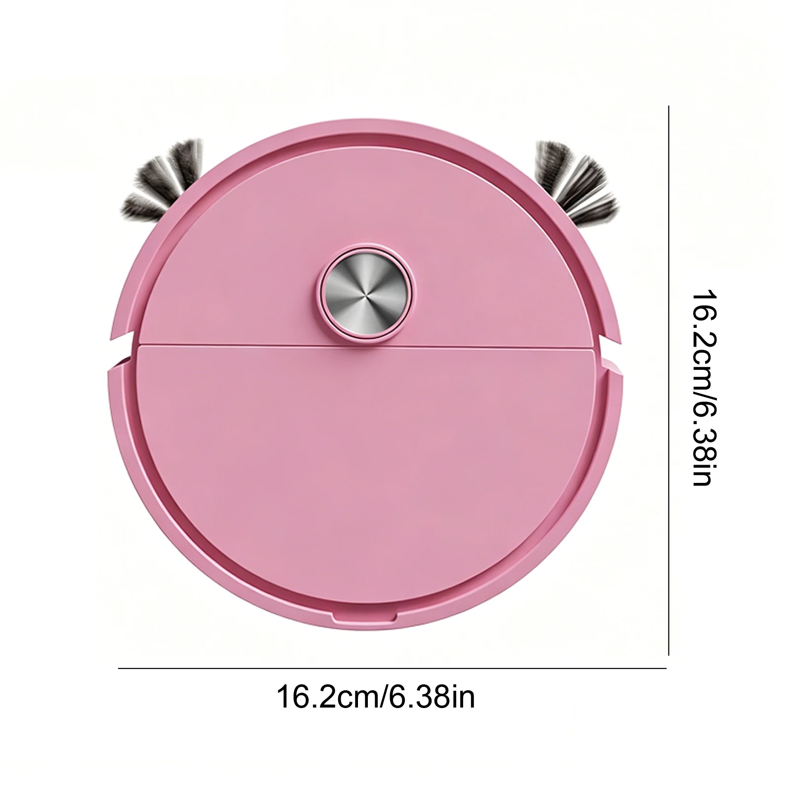 Mini aspirateur robot 3 en 1, machine de nettoyage intelligente avec évitement automatique des obstacles, facile à utiliser pour les poils d'animaux, les sols durs et les tapis