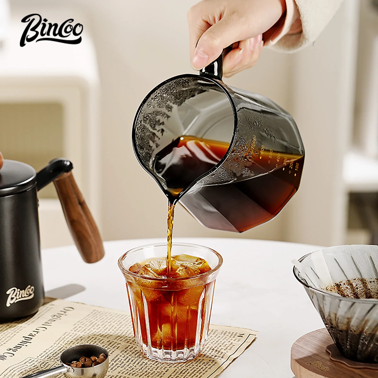 Bincoo – ensemble de cafetière versée