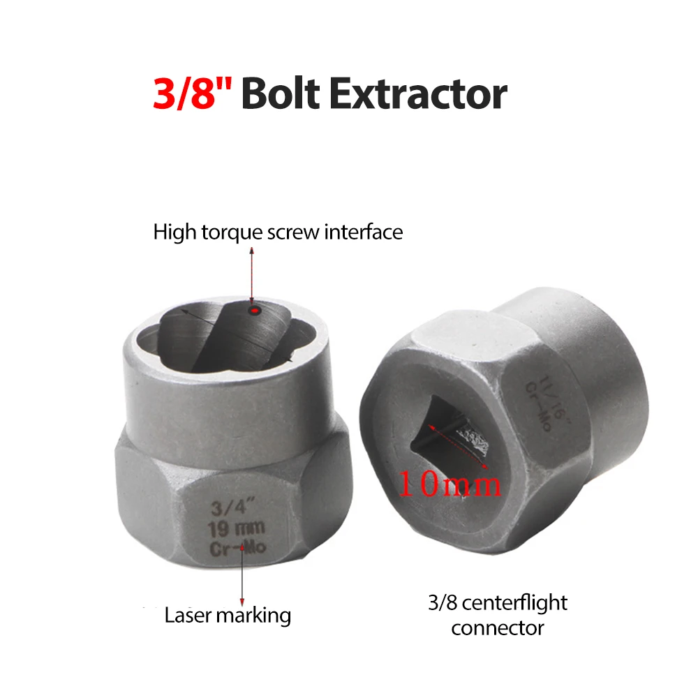 Jeu d'extracteur de vis dissolvant de boulon cassé 26 pièces ensemble d'extracteur de vis dénudé vis dénudées goujons raccords outil d'extraction