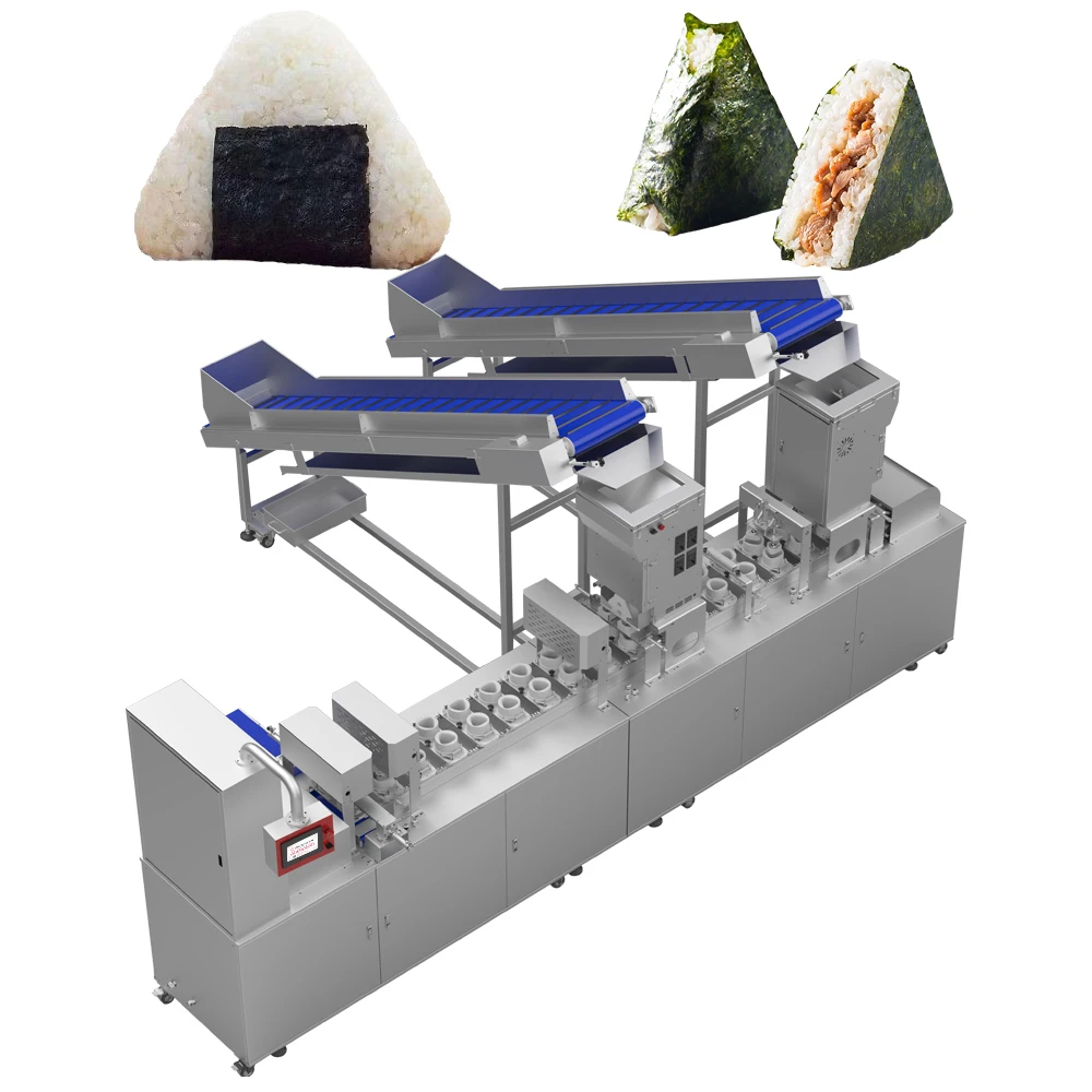 FOODLINE Ligne de production de machines à sushi triangulaires Onigiri Niguiri