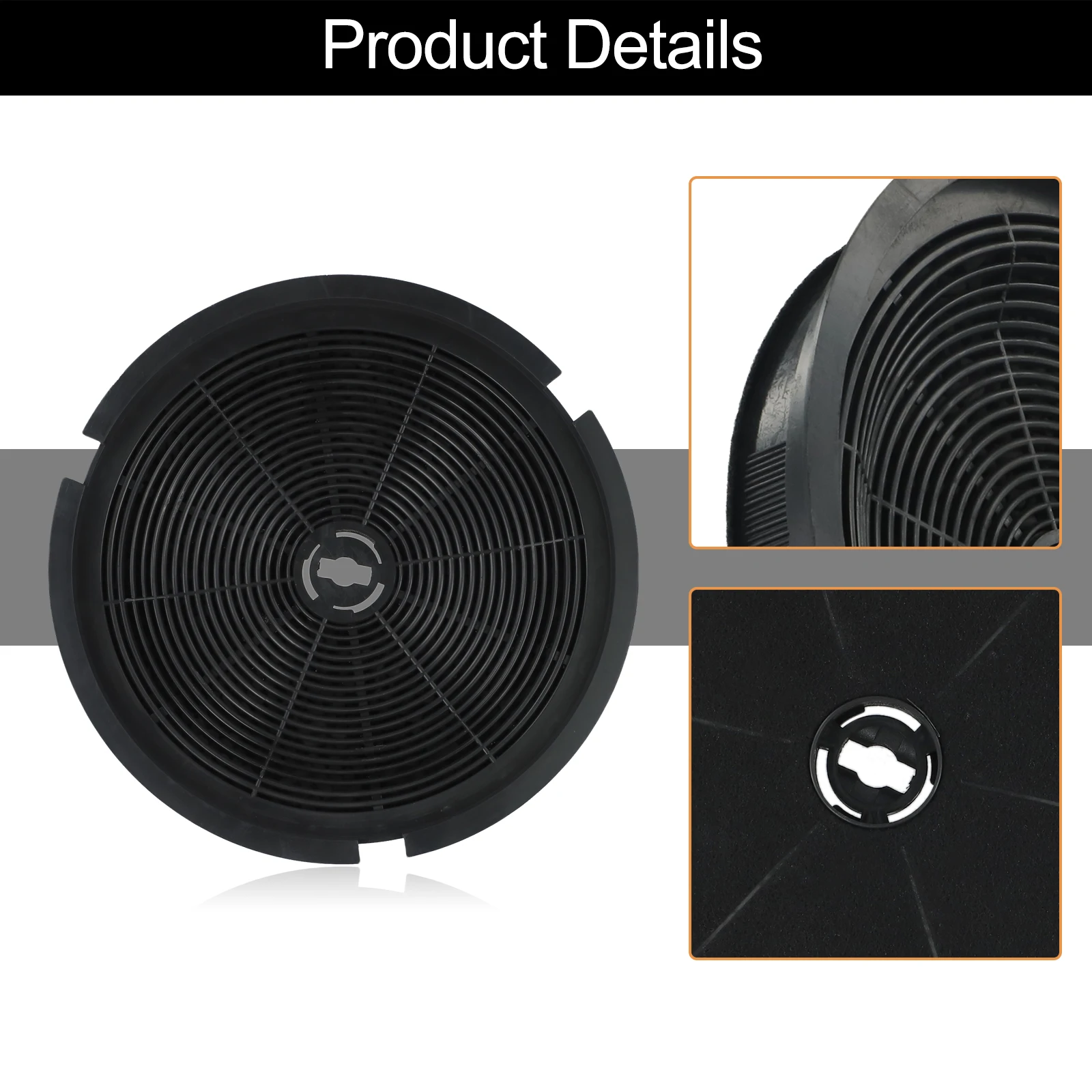 1 pièce 1015427 Filtre à charbon actif pour hotte aspirante pour Refsta K25