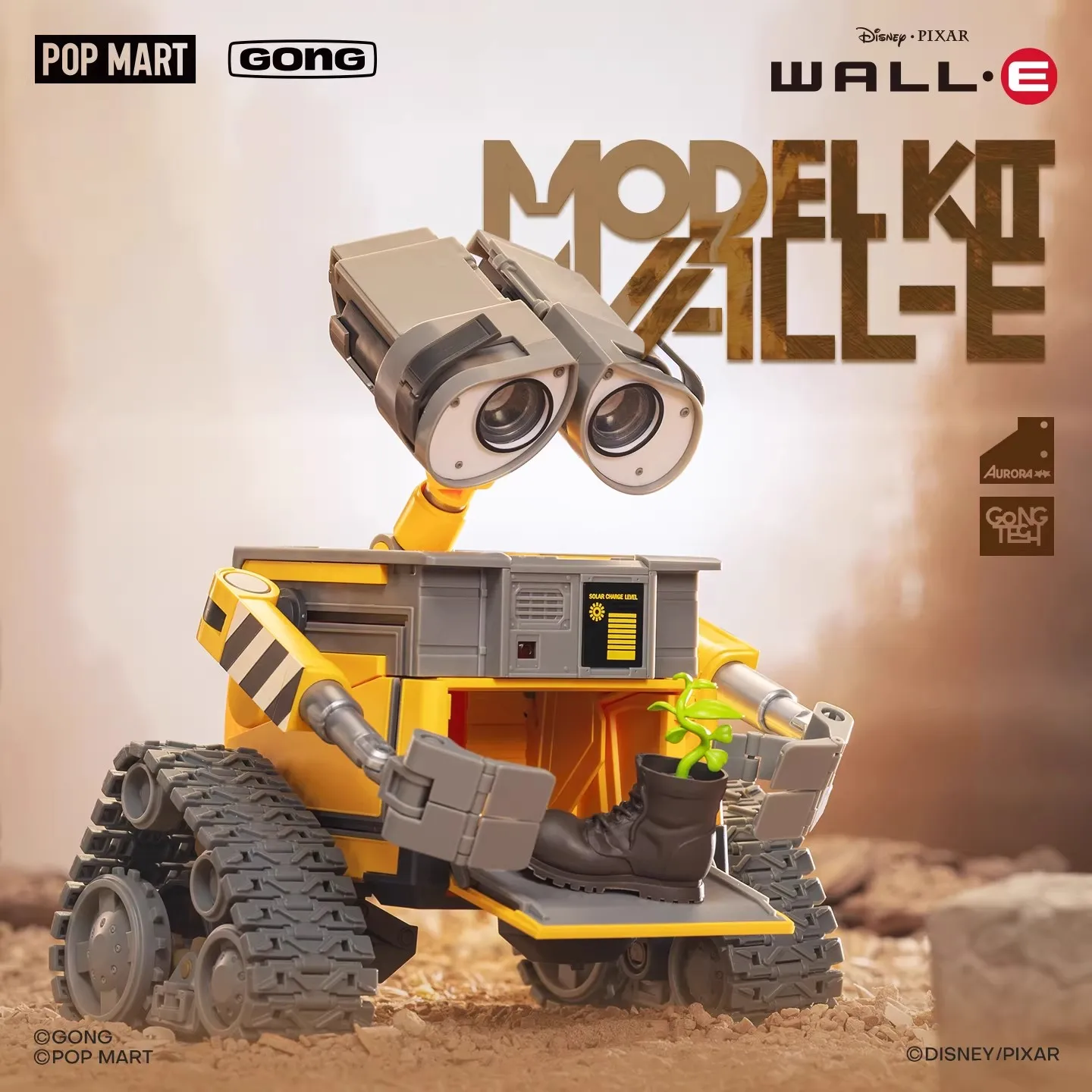 GONG Movie WALL-E Robot Mobilization Waste Allocation Load Lifter Earth Class Figures Assembled Model Kit Toys Collection Gifts