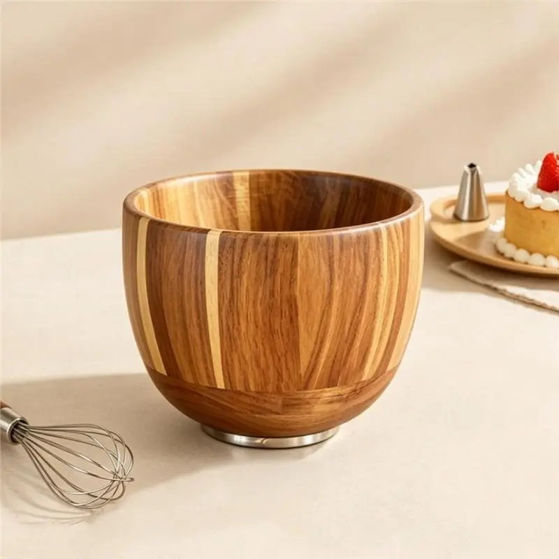 Bol mélangeur en bois pour batteurs sur socle Kitchenaid 4