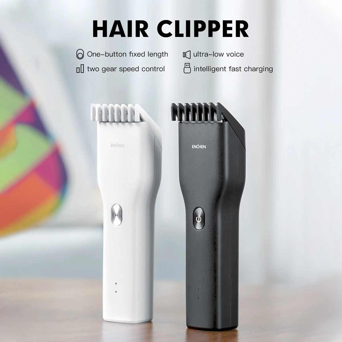 ENCHEN Boost-Tondeuse à Cheveux Électrique Professionnelle Sans Fil, Charge Rapide de Type C, en Céramique, pour Homme Adulte