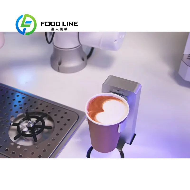 Machine à café automatique multifonctionnelle personnalisée avec fonction latte art pour les entreprises de restauration et de cafés commerciaux