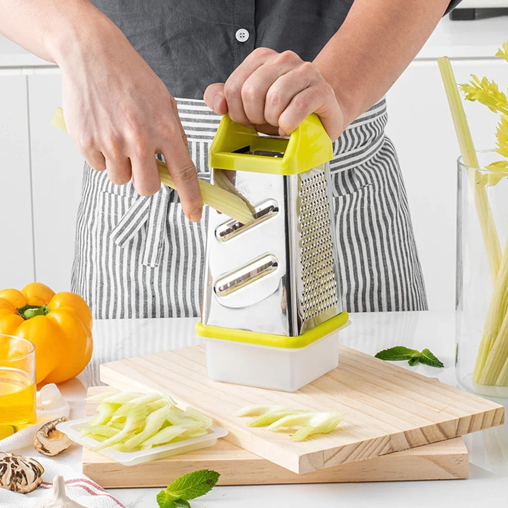 Râpe à Légumes Multifonctionnelle en Acier Inoxydable