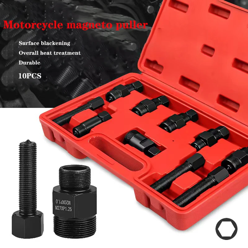 Extracteur de magnéto pour moto, ensemble d'outils, extracteur de volant d'inertie, dissolvant de Rotor de moteur de moto, accessoire d'entretien de moto
