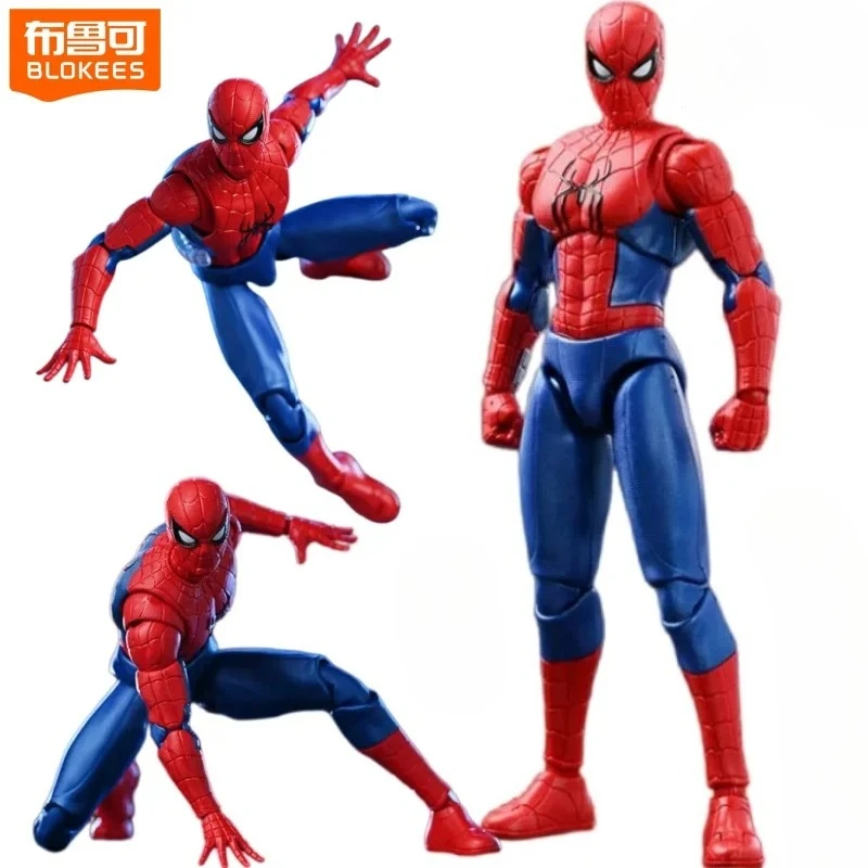 BLOKEES Marvel Movie Edition Spider-Man: Brand New Day Building Block Man Assembly Model Movable Robot Desktop