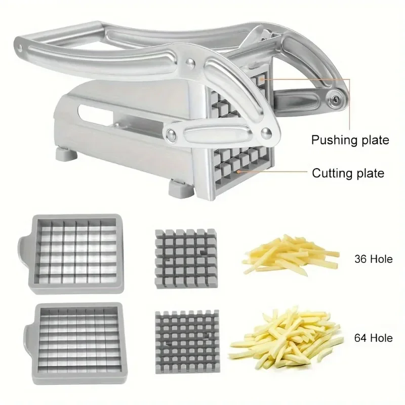 Machine de découpe de pommes de terre multifonction en acier inoxydable
