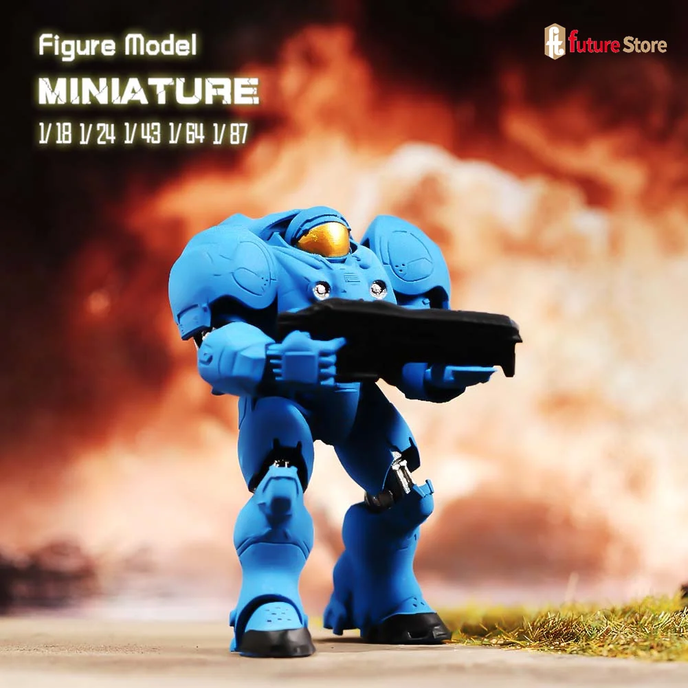 Miniatures 1/87 1/64 1/43 1/24 1/18, figurines de robots de combat, modèles de diorama, accessoires de scène créatifs, figurines en résine, décorations, jouets
