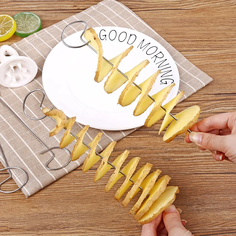 Coupe-pommes de terre en spirale