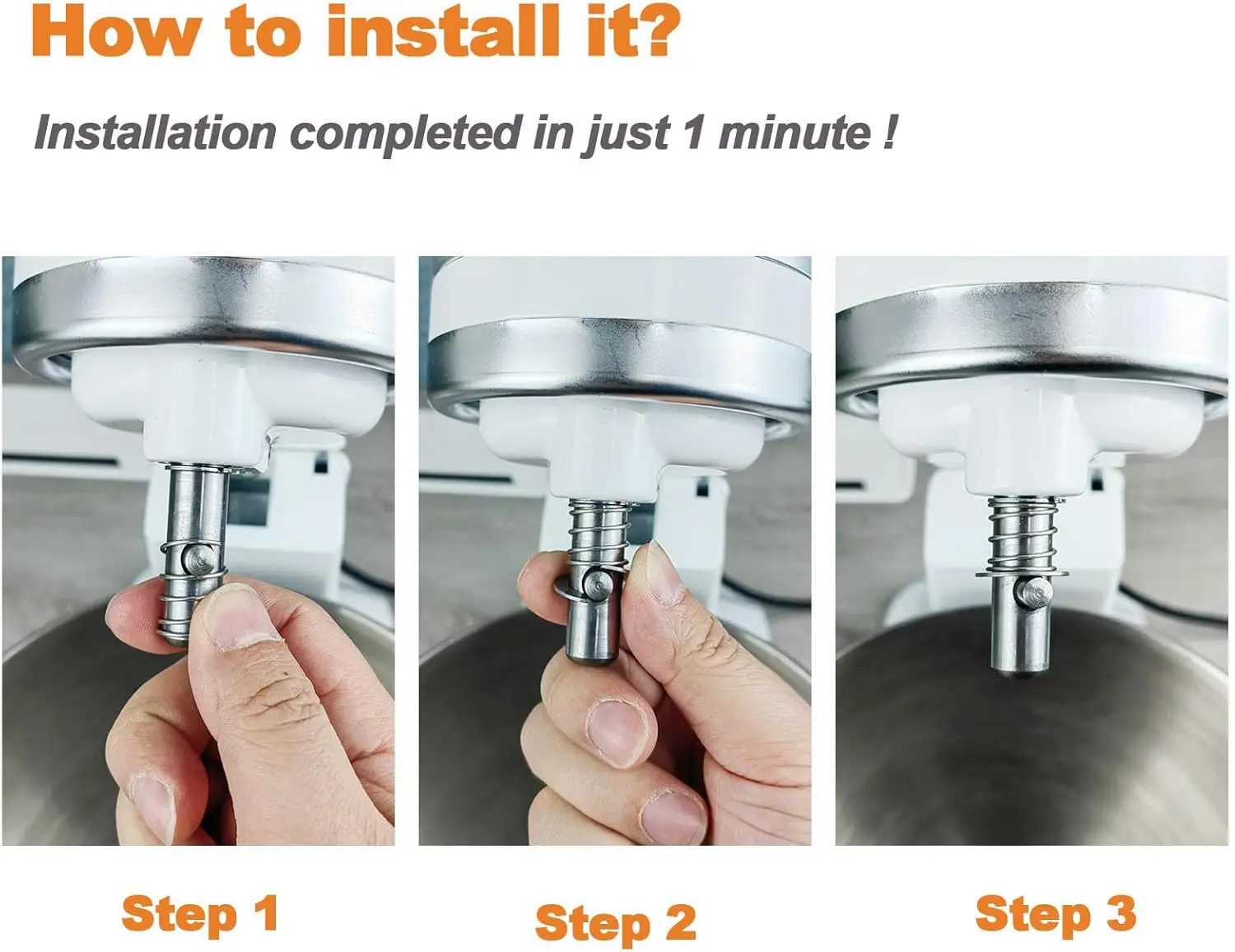 Kit de ressorts et de rondelle 4 pièces adapté au mélangeur Kitchenaid
