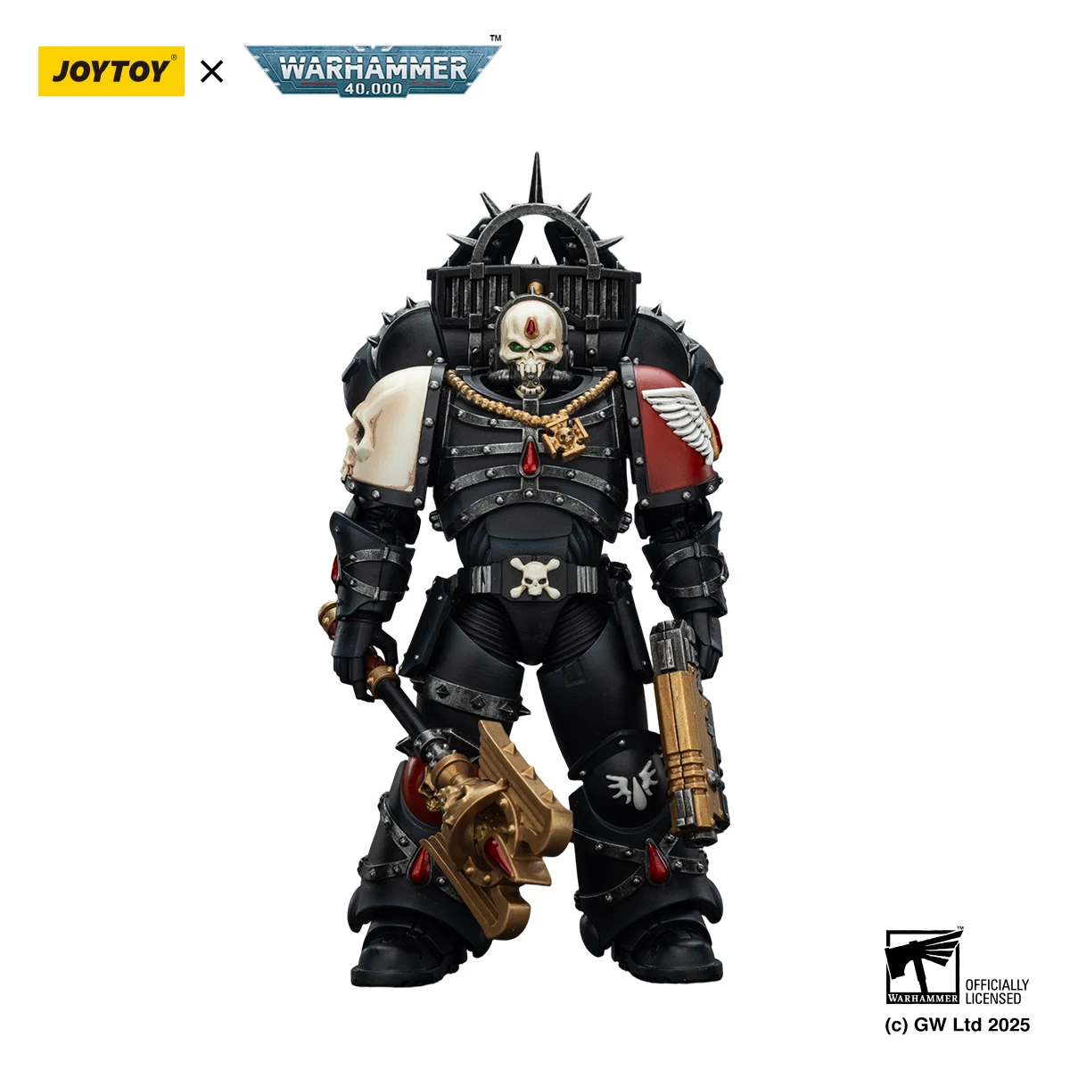 [EN STOCK] JOYTOY Warhammer 40K 1/18 Figurine d'action Dark Angels Deathwing Knight/Blood Angels The Sanguinor/Lemartes NPCS Model