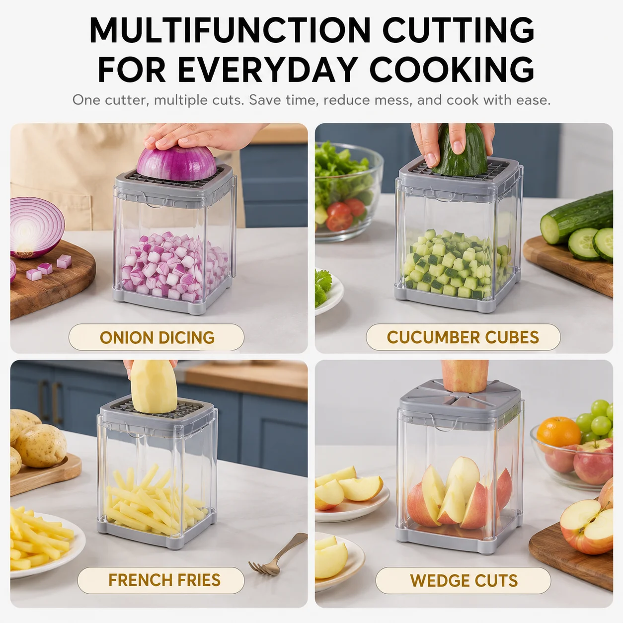 Hachoir à légumes multifonctionnel