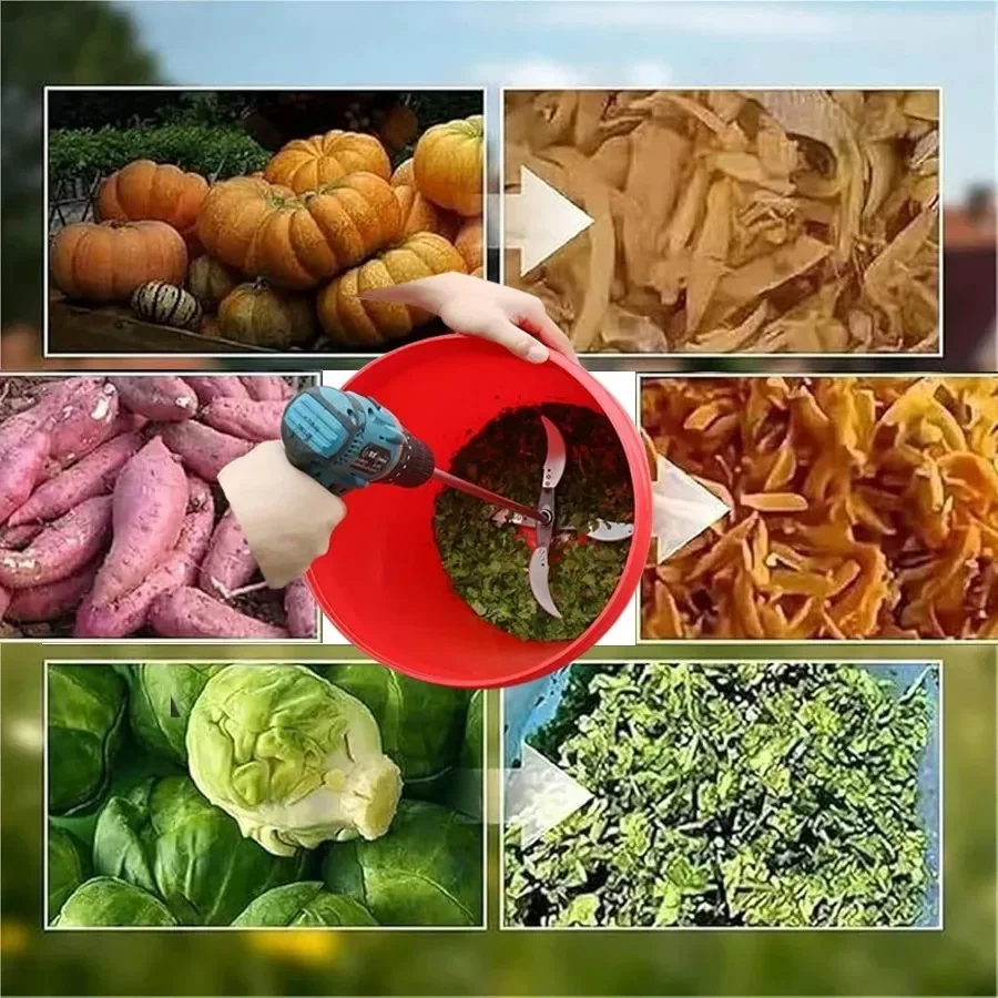 Lame de coupe de fruits et légumes à 4 lames