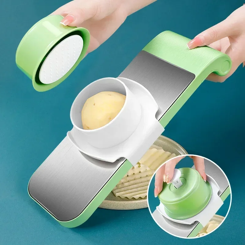 Coupe-légumes et râpe 7-en-1 multifonction pour légumes