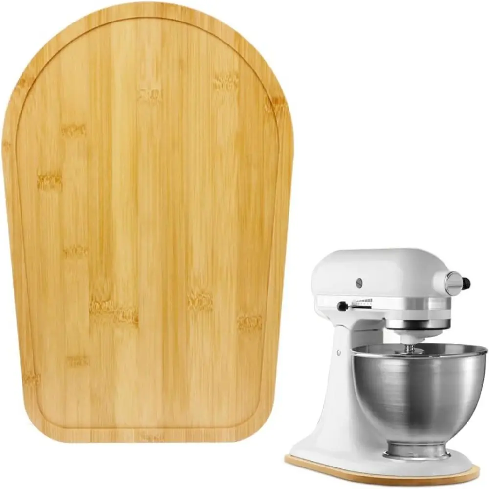 Tapis de déplacement en bambou pour robot culinaire avec 4 glissières