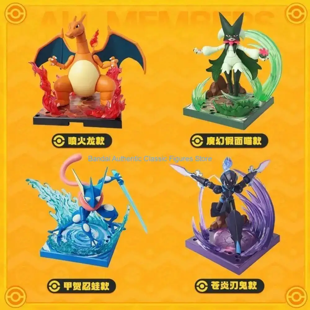 Jouets de modélisme Blokees, modèles à assembler, Meowscarada, Ceruledge, Charizard, Greninja, kits de robots de collection, modèles pour enfants, cadeau