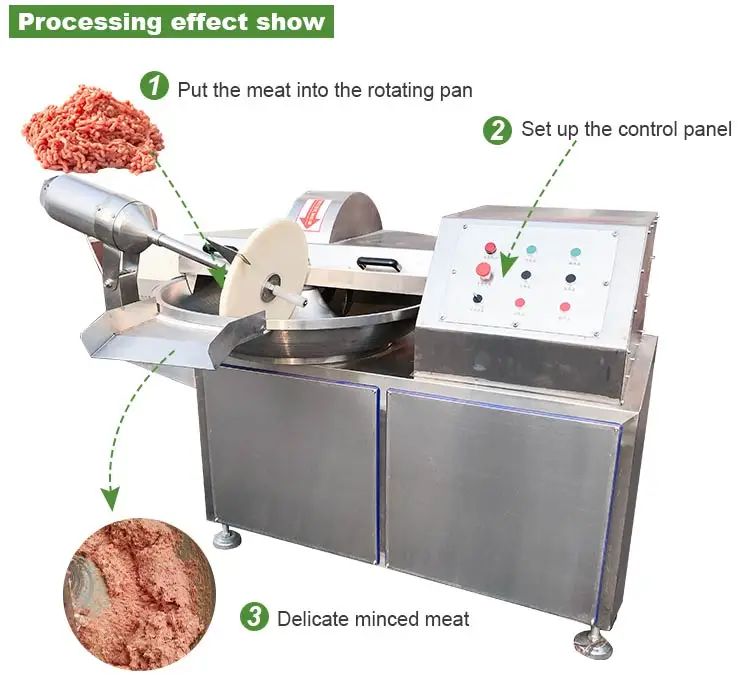 Hachoir à viande, machine de découpe et de broyage multifonctionnelle à double vitesse